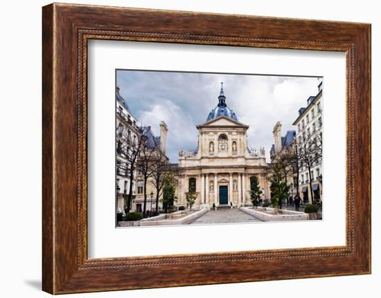 Sorbonne Square in Paris-vvoevale-Framed Photographic Print