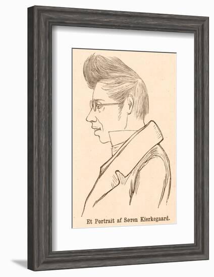 Soren Aabye Kierkegaard Danish Philosopher-null-Framed Photographic Print