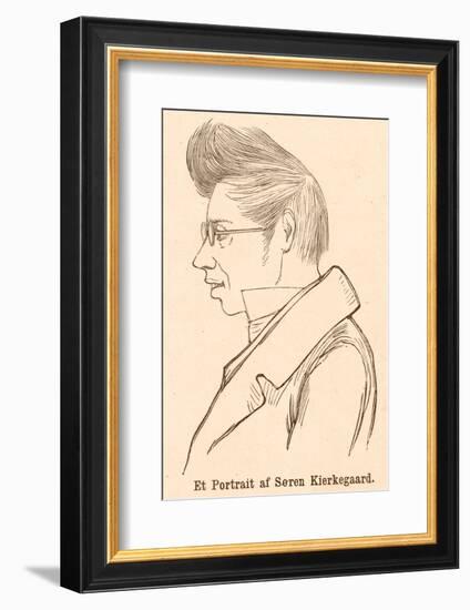 Soren Aabye Kierkegaard Danish Philosopher-null-Framed Photographic Print