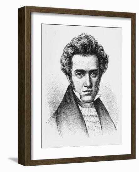 Soren Aabye Kierkegaard Danish Philosopher-null-Framed Art Print