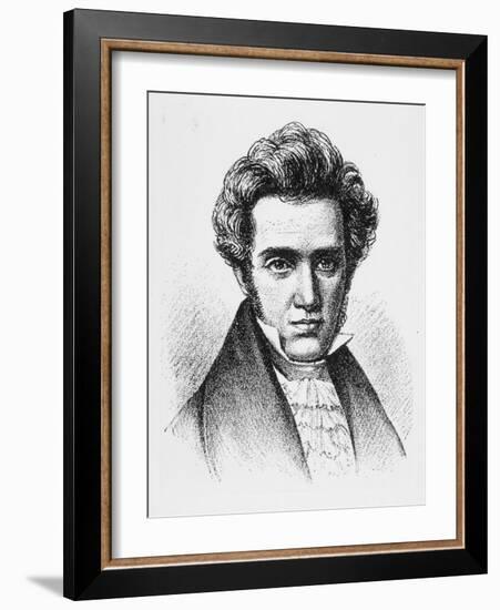 Soren Aabye Kierkegaard Danish Philosopher-null-Framed Art Print