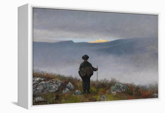 Soria Moria Castle-Theodor Kittelsen-Framed Premier Image Canvas