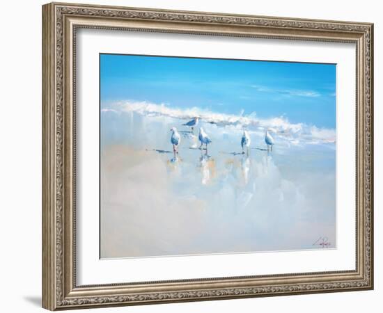 Sorrento Gulls-Craig Trewin Penny-Framed Art Print