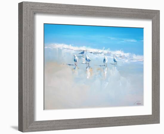 Sorrento Gulls-Craig Trewin Penny-Framed Art Print