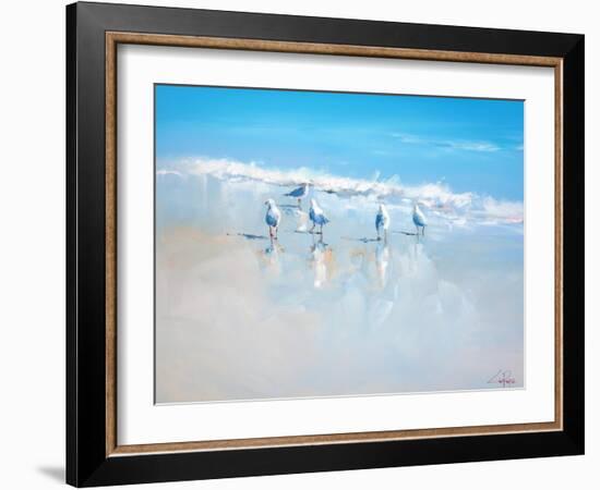 Sorrento Gulls-Craig Trewin Penny-Framed Art Print