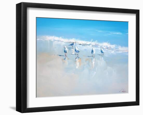 Sorrento Gulls-Craig Trewin Penny-Framed Art Print