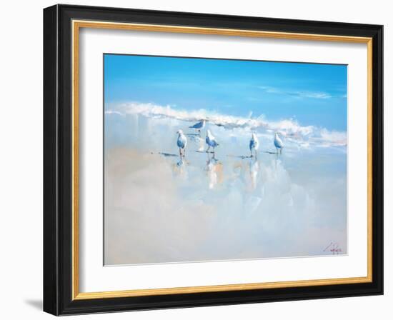 Sorrento Gulls-Craig Trewin Penny-Framed Art Print