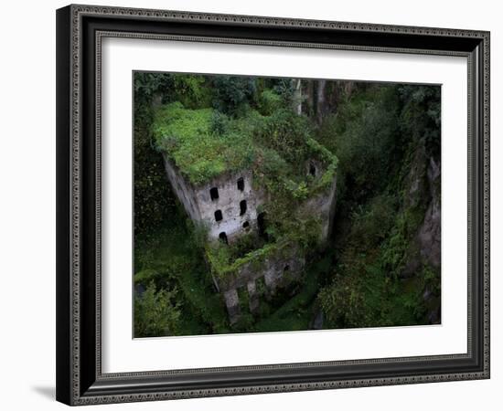 Sorrento, Italy: the Old Mill Located Near the Heart of Sorrento.-Ian Shive-Framed Photographic Print