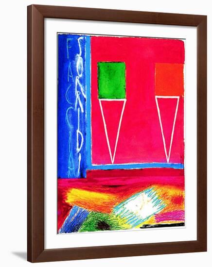 Sorridi Faccia-Nicola de Maria-Framed Art Print