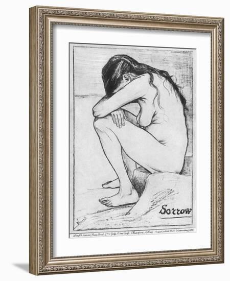 Sorrow, 1882-Vincent van Gogh-Framed Giclee Print