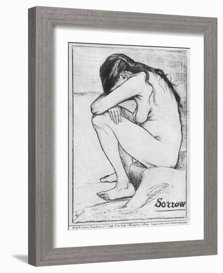 Sorrow, 1882-Vincent van Gogh-Framed Giclee Print