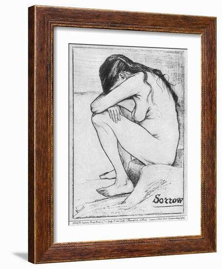 Sorrow, 1882-Vincent van Gogh-Framed Giclee Print