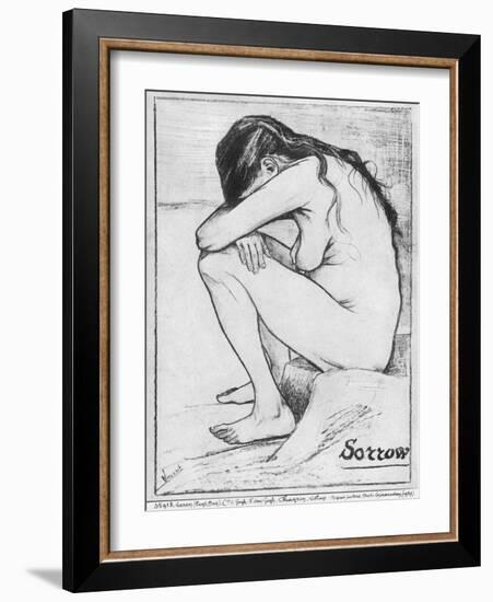 Sorrow, 1882-Vincent van Gogh-Framed Giclee Print