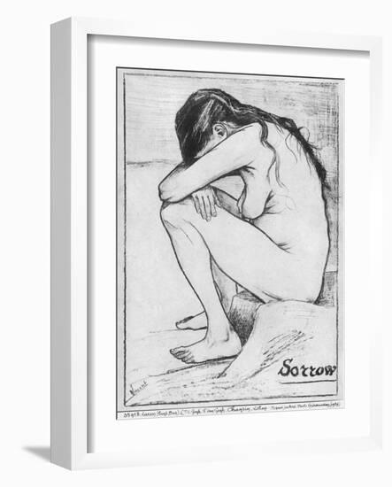 Sorrow, 1882-Vincent van Gogh-Framed Giclee Print