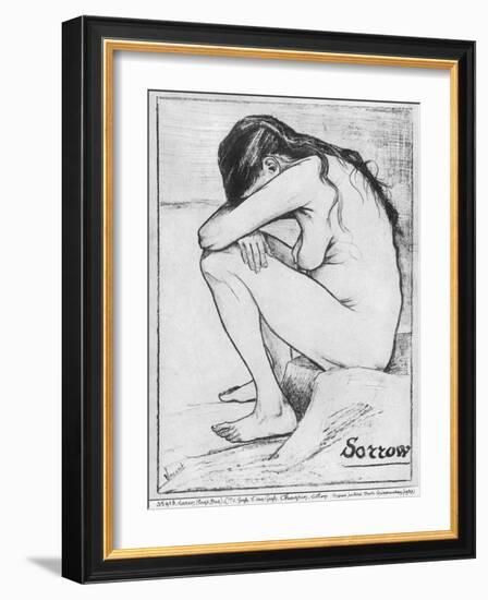 Sorrow, 1882-Vincent van Gogh-Framed Giclee Print