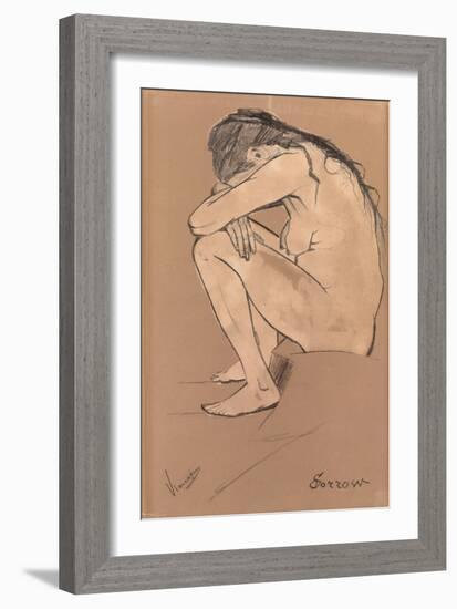 Sorrow, 1882-Vincent van Gogh-Framed Giclee Print