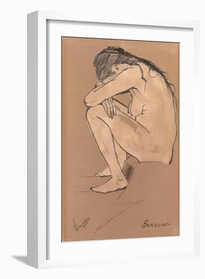 Sorrow, 1882-Vincent van Gogh-Framed Giclee Print