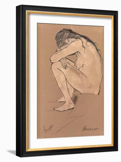 Sorrow, 1882-Vincent van Gogh-Framed Giclee Print