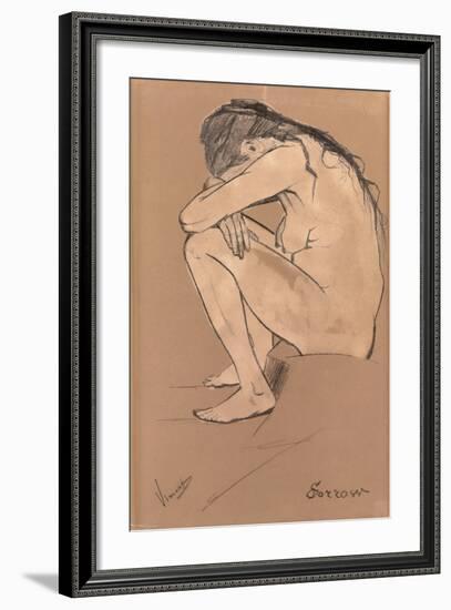 Sorrow, 1882-Vincent van Gogh-Framed Giclee Print