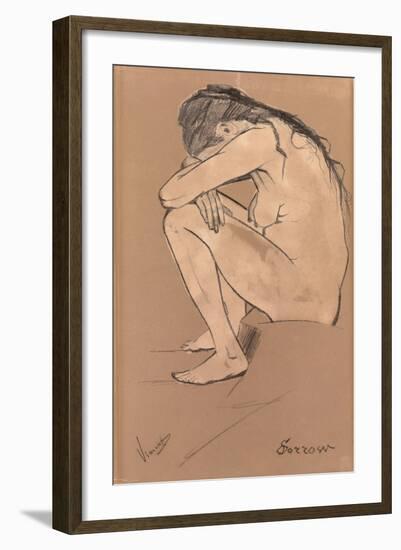 Sorrow, 1882-Vincent van Gogh-Framed Giclee Print
