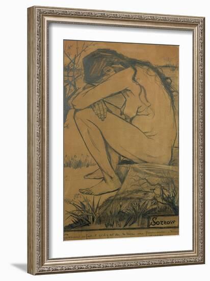 Sorrow, c.1882-Vincent van Gogh-Framed Giclee Print