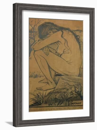 Sorrow, c.1882-Vincent van Gogh-Framed Giclee Print