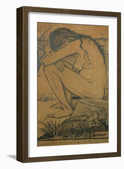 Sorrow, c.1882-Vincent van Gogh-Framed Giclee Print