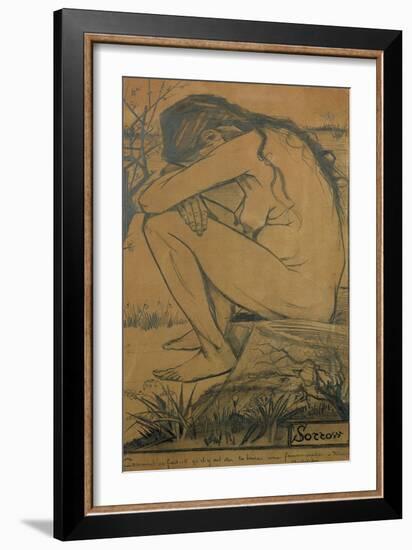 Sorrow, c.1882-Vincent van Gogh-Framed Giclee Print