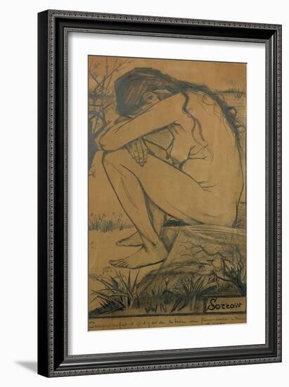 Sorrow, c.1882-Vincent van Gogh-Framed Giclee Print