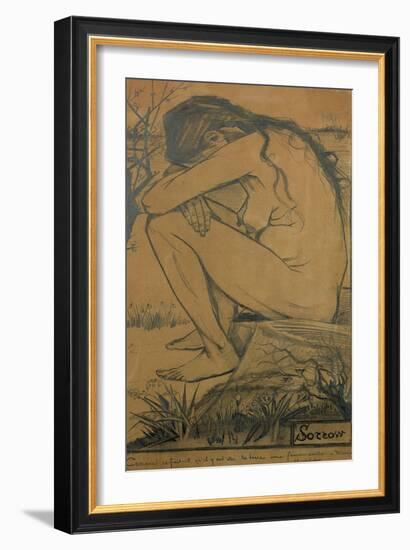 Sorrow, c.1882-Vincent van Gogh-Framed Giclee Print