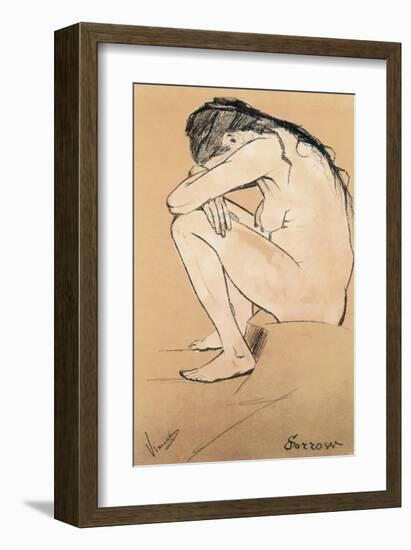 Sorrow-Vincent van Gogh-Framed Premium Giclee Print