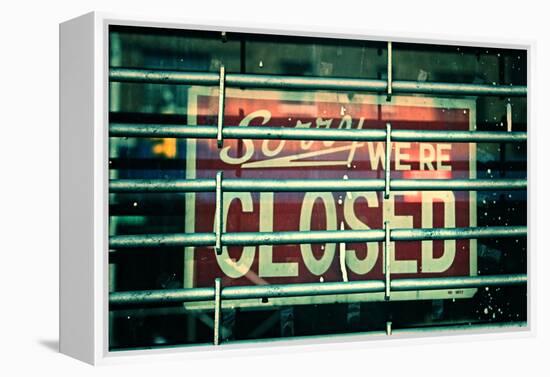 Sorry We're Closed-null-Framed Stretched Canvas