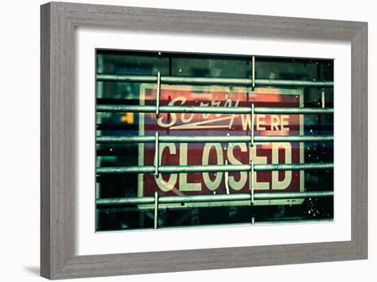 Sorry We're Closed-null-Framed Photo