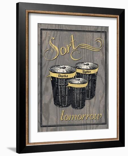 Sort - Gray-N. Harbick-Framed Art Print