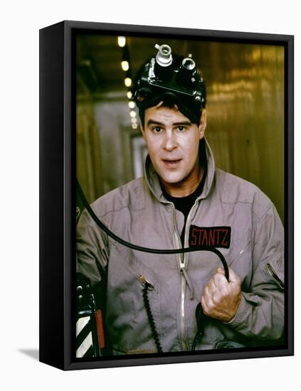 SOS Fantomes Ghostbusters by IvanReitman with Dan Aykroyd, 1984 (photo)-null-Framed Stretched Canvas