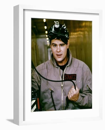 SOS Fantomes Ghostbusters by IvanReitman with Dan Aykroyd, 1984 (photo)-null-Framed Photo