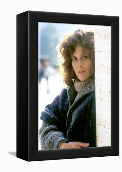 SOS Fantomes Ghostbusters by IvanReitman with Sigourney Weaver, 1984 (photo)-null-Framed Stretched Canvas