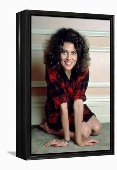 SOS Fantomes Ghostbusters by IvanReitman with Sigourney Weaver, 1984 (photo)-null-Framed Stretched Canvas