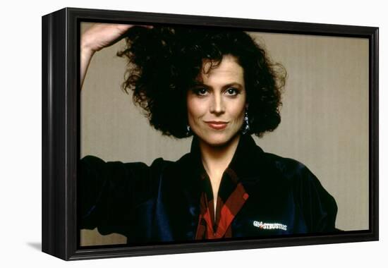 SOS Fantomes Ghostbusters by IvanReitman with Sigourney Weaver, 1984 (photo)-null-Framed Stretched Canvas
