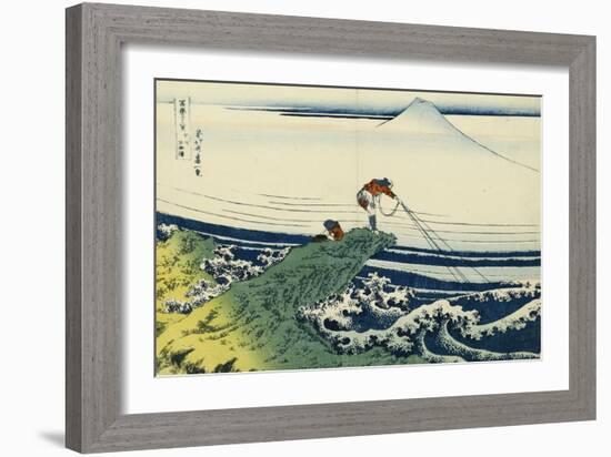 Soshu Kajikazawa in Kai Province from the Series the Thirty-Six Views of Mount Fuji-Katsushika Hokusai-Framed Giclee Print