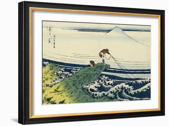 Soshu Kajikazawa in Kai Province from the Series the Thirty-Six Views of Mount Fuji-Katsushika Hokusai-Framed Giclee Print