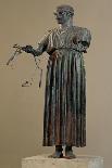The Charioteer of Delphi, a Votive Offering from Polyzalos-Sotades-Framed Premier Image Canvas