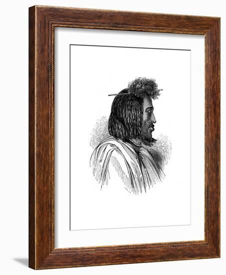 Souakiny Chief, 1848-Ebenezer Landells-Framed Giclee Print