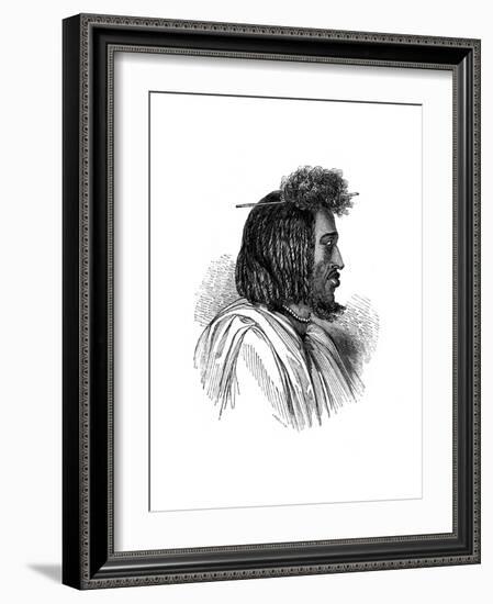 Souakiny Chief, 1848-Ebenezer Landells-Framed Giclee Print