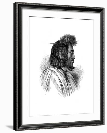 Souakiny Chief, 1848-Ebenezer Landells-Framed Giclee Print