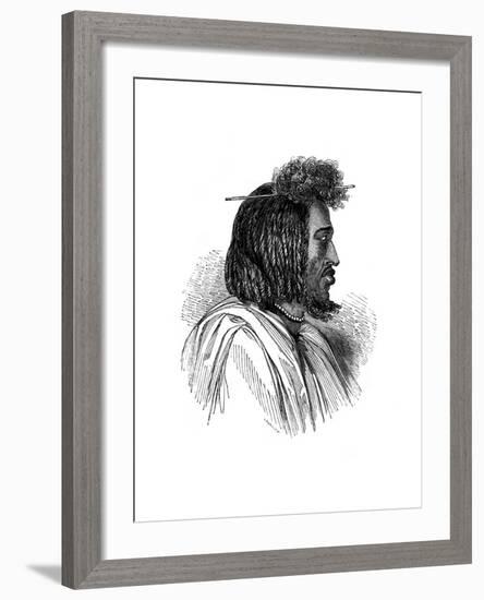 Souakiny Chief, 1848-Ebenezer Landells-Framed Giclee Print