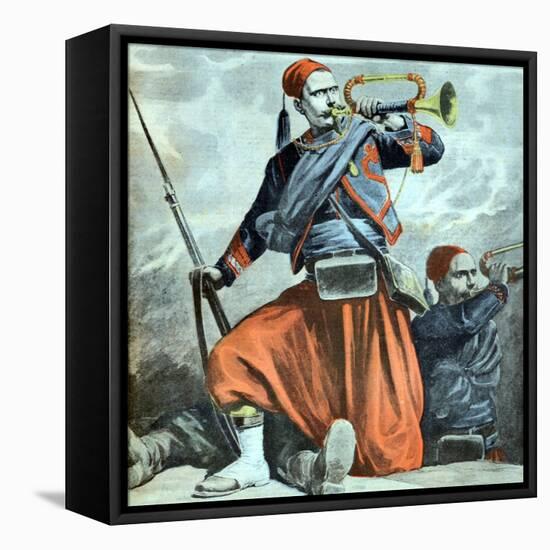 Souave Bugler Alexandre Baudet at Siege of Malakoff Sevastopol-Chris Hellier-Framed Premier Image Canvas