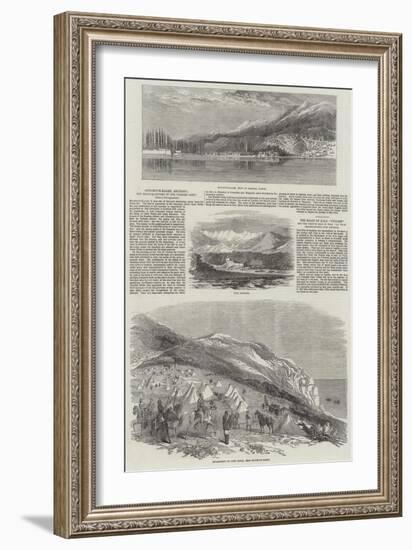 Souchoum-Kaleh Abkhasia, the Head-Quarters of the Turkish Army-null-Framed Giclee Print