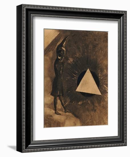 Souci d'Absolu... Philosophe-Odilon Redon-Framed Giclee Print