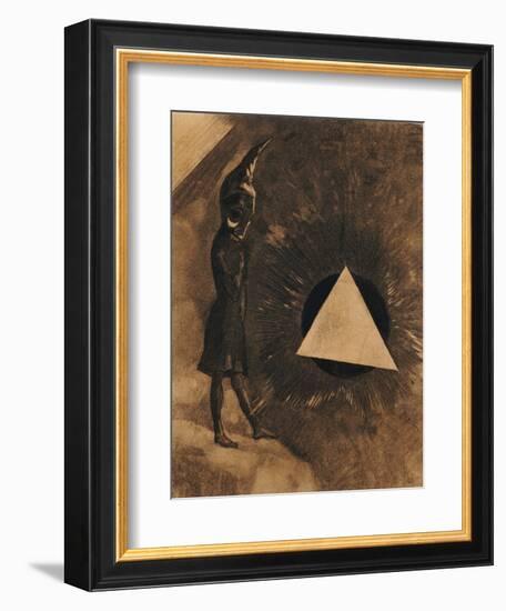 Souci d'Absolu... Philosophe-Odilon Redon-Framed Giclee Print